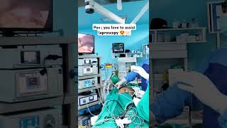 laparoscopic surgery Glimpses surgeryeducation doctor mbbs hospital medicalstudent ot [upl. by Standish]