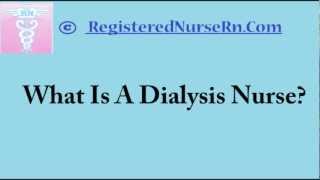 Dialysis Nurse  Dialysis Nursing Salary and Job Description [upl. by Nuahsed500]