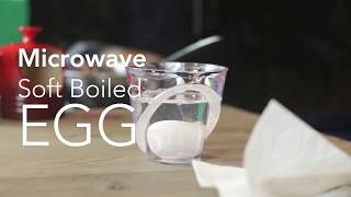 How To Make Soft Boiled Eggs in the Microwave [upl. by Delano]