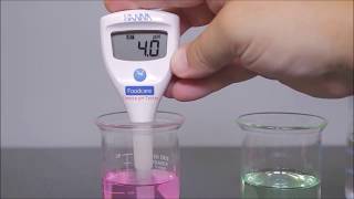 Calibración paso a paso del Medidor de pH de bolsillo para alimentos semisolidos HI981032 [upl. by Dunham551]