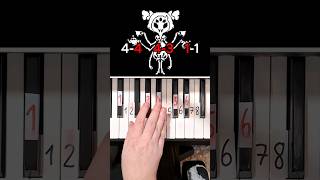 Undertale Spider Dance Muffets Theme Piano Tutorial shorts [upl. by Eden]