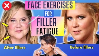 Face Exercises for Lower Face to Stop FILLER FATIGUE thats Weighing Your Face Down [upl. by Merow877]