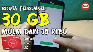 5 Kode Paket Internet Telkomsel Murah Up 30GB Mulai 15 Ribu  Tips Kartu Internet [upl. by Wsan]