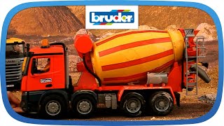 MercedesBenz Arocs BetonmischLKW  03654  BRUDER Spielwaren [upl. by Primrose604]