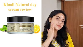 Khadi Natural day cream review  Dry skin care cream [upl. by Aihsema]