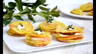 Millefoglie di patate e salmone Ricetta semplice e golosa [upl. by Lehcim]