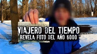 Viajero del tiempo revela foto del año 6000  VIDEOGRABACIÓN [upl. by Rekcut]