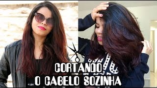 COMO CORTAR O CABELO CURTO EM CAMADAS SOZINHA EM CASA [upl. by Viola]