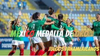 Medalla de oro para México Campeonas de los Juegos Panamericanos Santiago 2023 [upl. by Prosser]