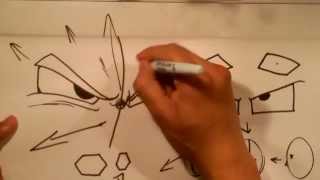 How to Draw Goku Eyes  Easy Pictures to Draw [upl. by Halfdan]