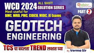 geotech engineering  part 02  wcd all shift solution series  wcd response sheet  wcd recruitment [upl. by Thill]