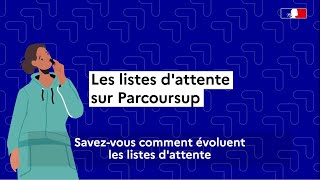 Parcoursup 2024  comment évoluent les listes d’attente [upl. by Reyotal]