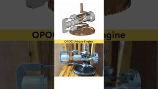 OPOC  Opposed Piston Opposed Cylinder Engine 📌 cad Unique Design [upl. by Chan]