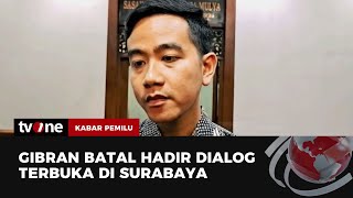 Gibran Batal ke Dialog Muhammadiyah  Kabar Pemilu tvOne [upl. by Aleacim]