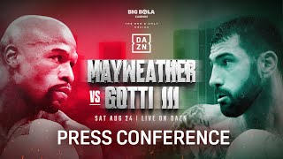 FLOYD MAYWEATHER VS JOHN GOTTI III PRESS CONFERENCE LIVESTREAM [upl. by Sadonia231]