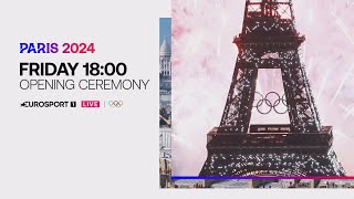 2024 Eurosport Paris Olympics Opening Ceremony [upl. by Aikyn]