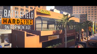 Awesome Battlefield Hardline Quickscope Sniper Montage  MUST SEE [upl. by Saoj]