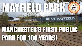 Mayfield Park  Manchesters First Public Park In 100 Years  Full POV Walkthrough  October 2022 [upl. by Aidnahs]