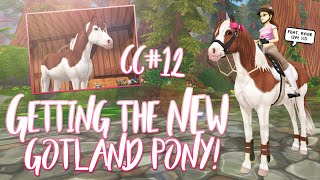 Buying the NEW Gotland pony from the app CC 12  Star Stable Updates [upl. by Penoyer]