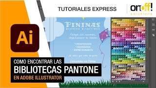 Dónde están las bibliotecas pantone en Illustrator [upl. by Haididej242]