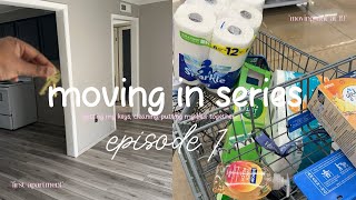 MOVE INTO MY FIRST APARTMENT WITH ME AT 19 📦 episode 1 getting my keys  more [upl. by Maeve]