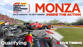 F1 Italian Grand Prix 2024  Qualifying  Live Timing amp Commentary [upl. by Oigroig926]