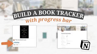 How to Build a Book Tracker in Notion from Scratch Progress Bar Notion Tutorial  Free Template [upl. by Arabele]