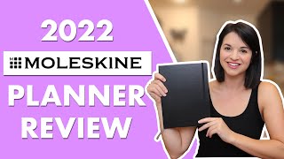 2022 Moleskine Planner Review And Unboxing [upl. by Leanatan]