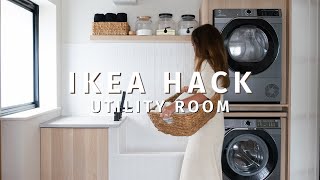 We Finished Our Utility  AN IKEA HACK [upl. by Bohs]