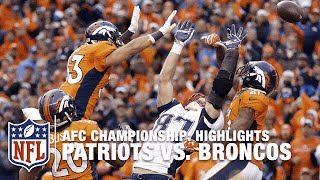 Patriots vs Broncos  AFC Championship Highlights  NFL [upl. by Adeuga]