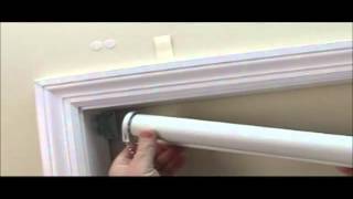 How to Install Economy Blackout Roller Shades  BlindsOnLinecom [upl. by Ahsinac]