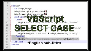 VBScript Select Case VBScriptSelect Case in VbscriptSelect CaseSelect Case StatementScriptCase [upl. by Anitsenre102]