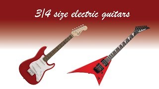 34 size electric guitars review [upl. by Eilarol]