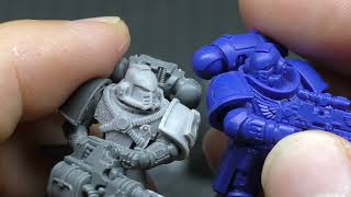 Word Bearers  MKIV Torsos Heads and Shoulder Pads  Review HH [upl. by Mercola117]