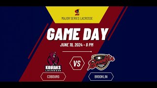 MSL FULL BROADCAST  Cobourg vs Brooklin  June 19 2024 [upl. by Packston593]