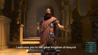 Civilization 5 All Leaders English Sub part 1 [upl. by Weyermann]