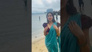 Janhvi Kapoor Enjoying Chuttamalle Song Shoot  Devara  NTR [upl. by Lebasile829]