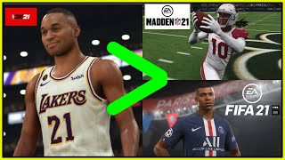 Is NBA 2K Better Than Fifa And Madden [upl. by Alyehs694]