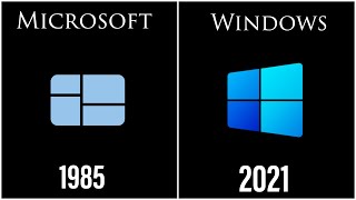 Evolution Of Windows Operating System 1985  2021 [upl. by Eniladam]