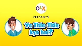 How to title your ad on OLX [upl. by Lippold]