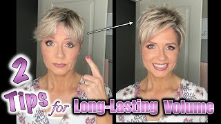 TOP 2 TIPS to Add Volume That Lasts All Day  Hair Tutorial [upl. by Xever]