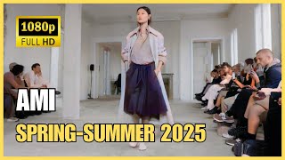 Défilé Ami 👗  PrintempsÉté 2025  Paris Fashion Week 🌟 [upl. by Ytsirc]