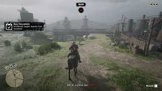 33 Bounty targets lassoed From Horseback  Red Dead Online Daily Challenges [upl. by Eimarej]