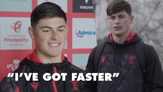 Louis Rees Zammit gives update on his speed which should worry rival rugby fans  Six Nations 2022 [upl. by Bobina]