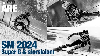 Svenska mästerskapet i storslalom Åre 2024 [upl. by Hermon]