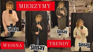 SINSAY🔥 MIERZYMY 💥 TRENCZ ZA GROSZE😍TOREBKI WARTE ZAKUPU👜👛 muckwaE [upl. by Ahsoem]