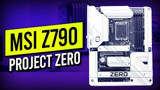 MSI Z790 Project Zero Motherboard Overview [upl. by Barbara]