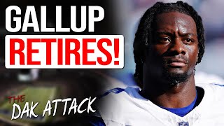 Michael Gallup UNEXPECTED RETIREMENT Says A LOT About Dallas Cowboys Front Office [upl. by Eerrahs]