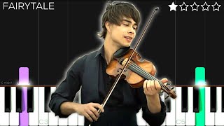 Alexander Rybak  Fairytale  EASY Piano Tutorial [upl. by Isidor]