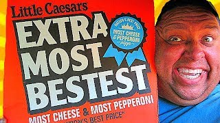 Little Caesars 6 EXTRAMOSTBESTEST™ Pizza Review [upl. by Lynnea31]